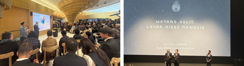 インドネシア館 オープニングレセプションおよび記者会見